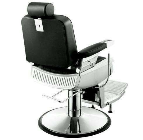 Cadeira Hidráulica e Reclinável Salão Ou Barbearia Nova com Garantia - Foto 2