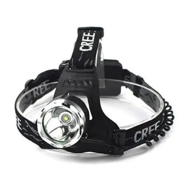 Lanterna De Cabeça Led Cree T6 Bike Com 2 Bateria e Zoom