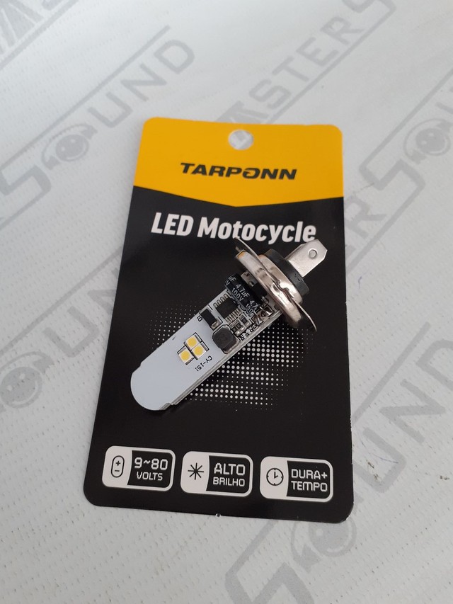Lâmpada Led. H-7. 80Watts.  Para moto. Nova. Instalada.  - Foto 2