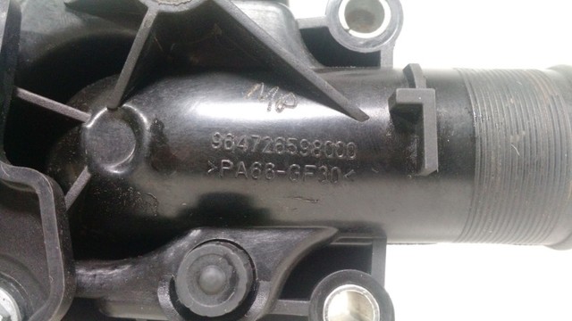 Carcaça Da Válvula Termostática Citroen C4 Hatch 2010 - Foto 5