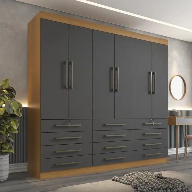 Guarda-Roupa 6 Portas Mônaco  tt8777m - Foto 3