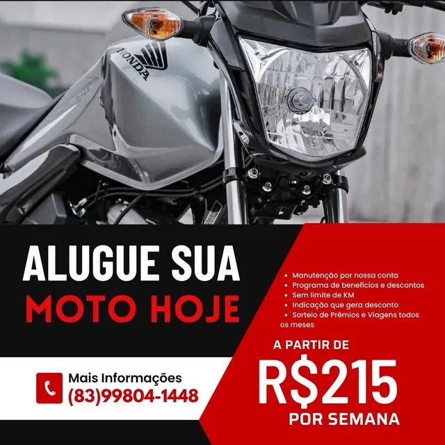 PLANO ALUGUE UMA MOTO E DEPOIS ELA É SUA VALE A PENA? 