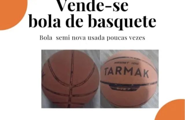 bola de basquete tarmak resist 100 - Esportes e ginástica