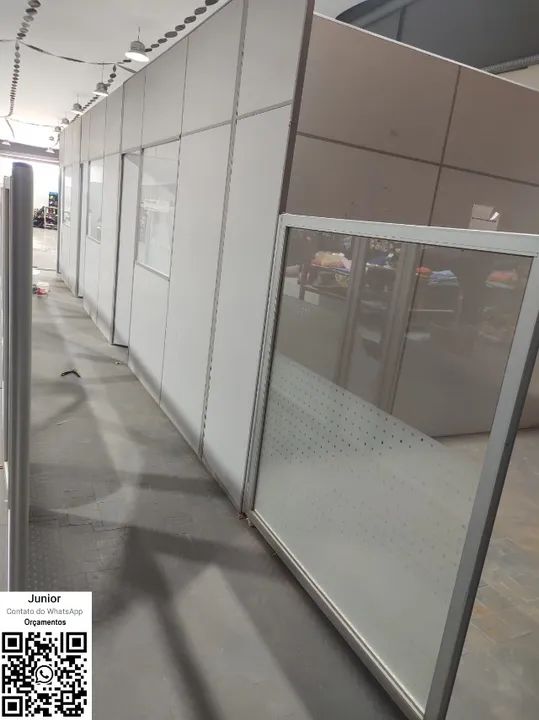 Divisórias Eucatex Usadas com Instalação. 11- *