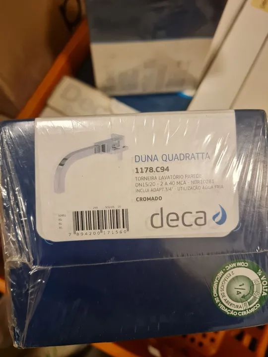 Torneira deca duna quadratta parede  - Foto 2