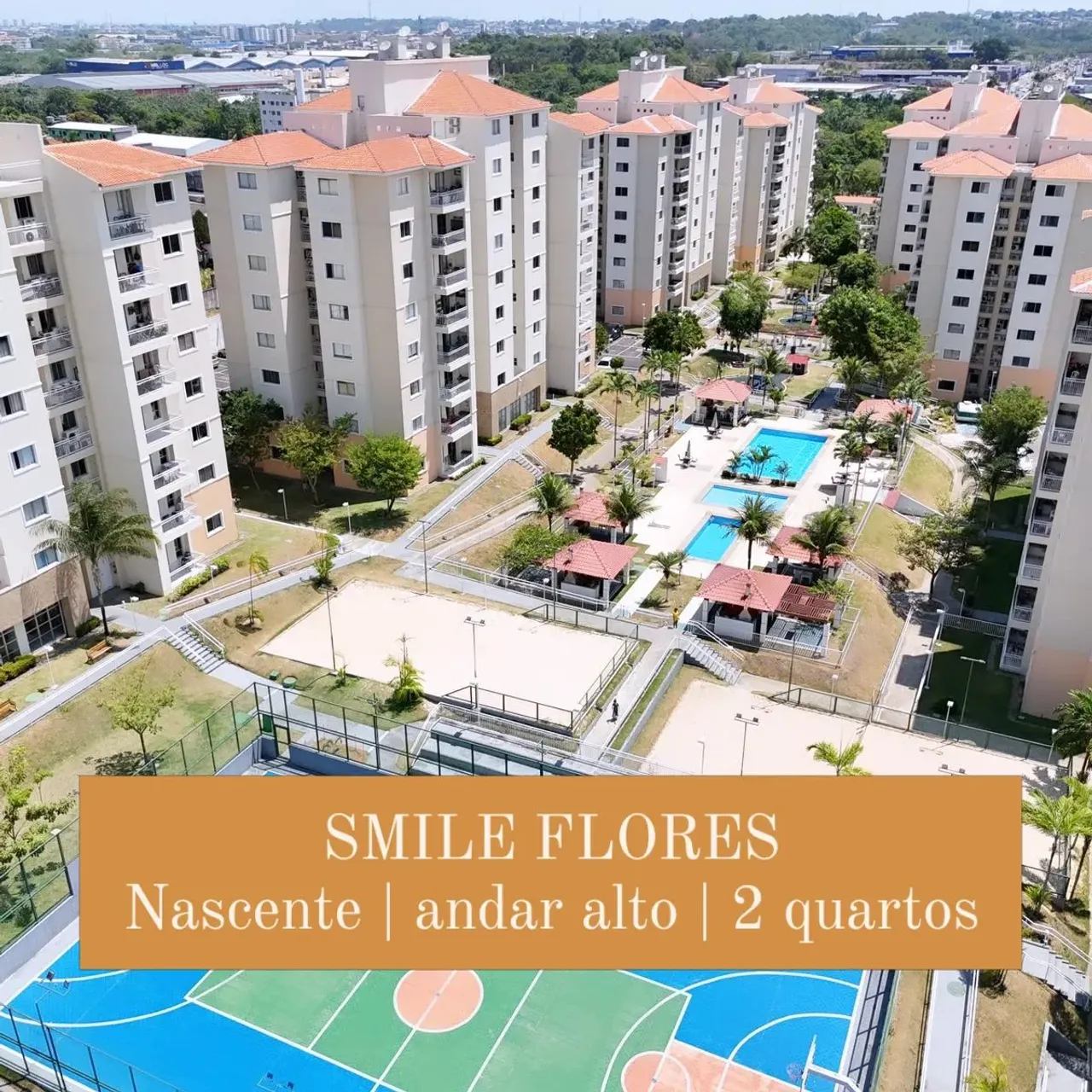 Smile, Flores. Nascente, 7° andar, 2 qts e 1 vg