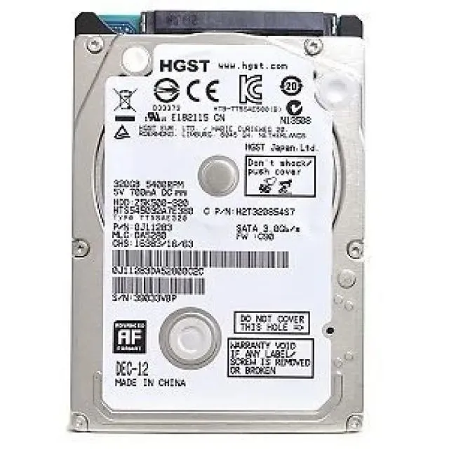 Temos HD de notebook