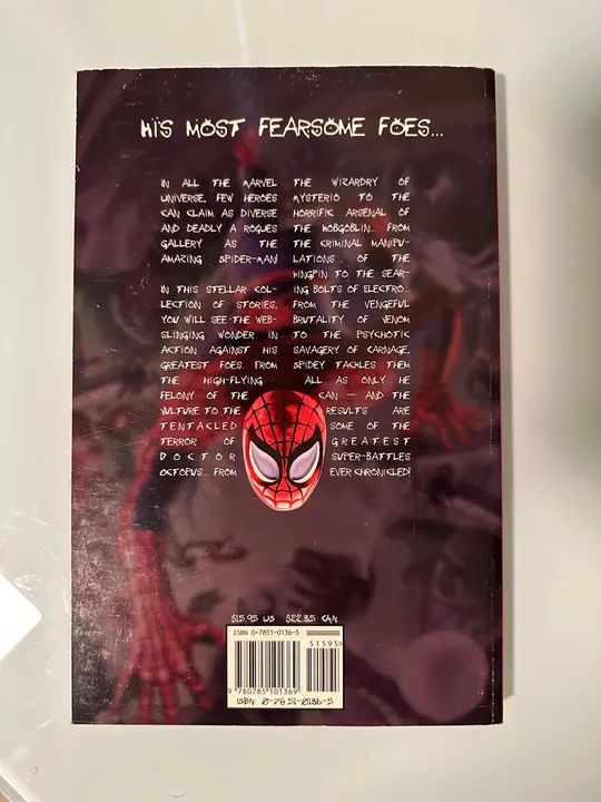 HQ Homem-Aranha - His Most Fearsome Foes - Encadernado - Foto 2