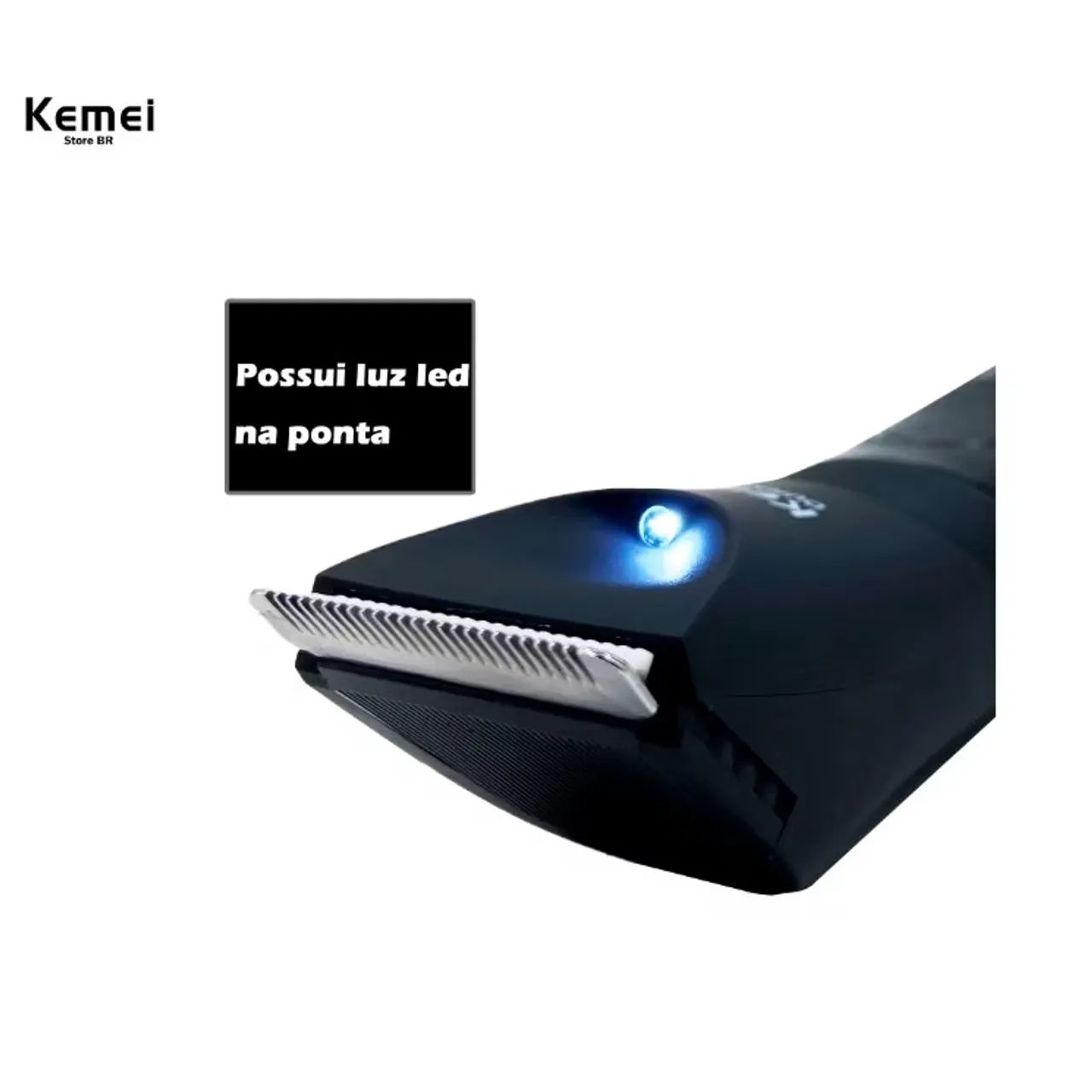 Máquina de depilação e Cabelo Kemei KM-1840 - Alta Potência e Design Moderno - Foto 3