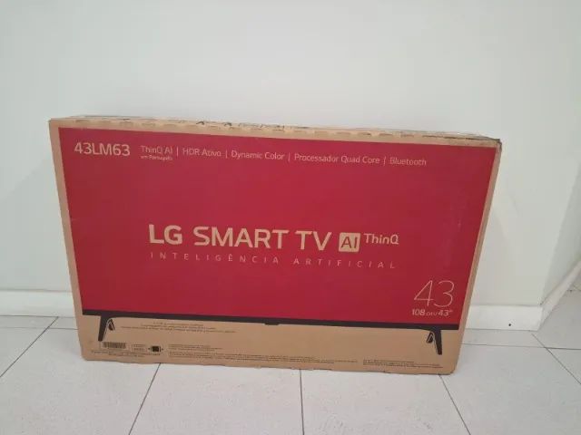 Smart TV LG 43 - NOVA, Led, Wifi, Bluettoth, 60Hz, HDR