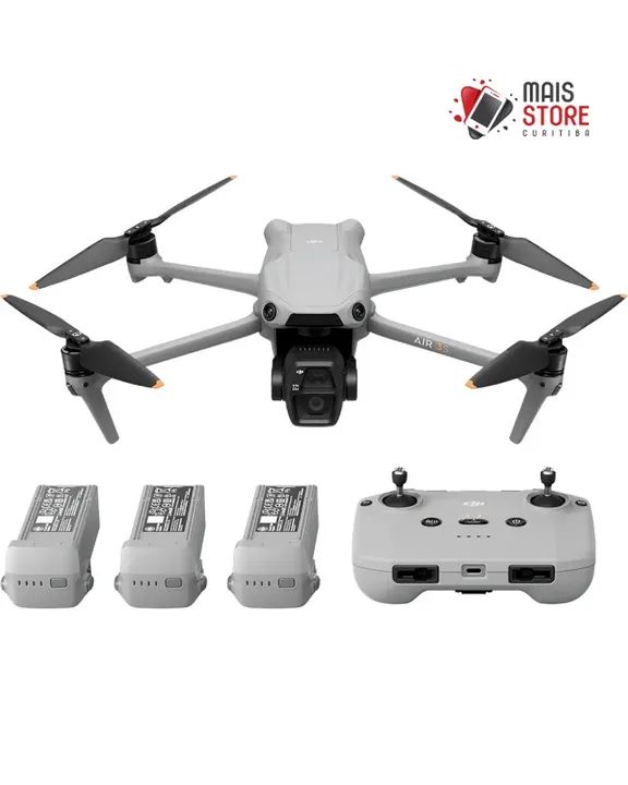 Drone Dji Air 3S Fly More Combo (DJI RC N3) - (Novo/Lacrado) - Foto 2
