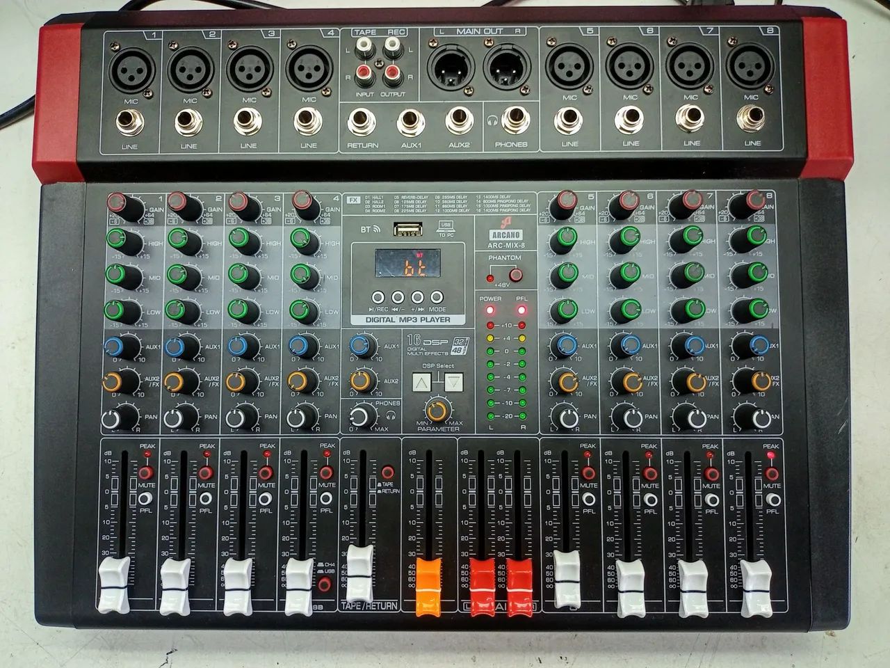 Mesa de Som arcano 8 Canais conservadissima! - Foto 6