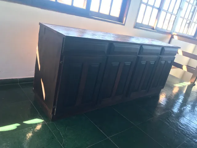 Balcão Arcais Armário Buffet de Demolição Madeira Maciça