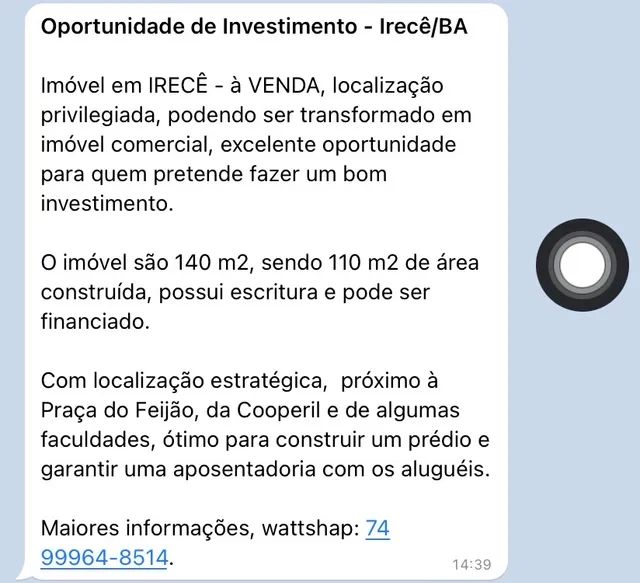 Imóveis à venda - Irecê, BA | OLX