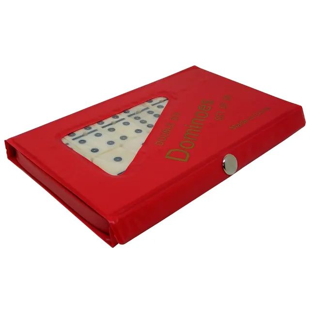Domino Double Six Edtojo 28pçs 12mm Grosso Id7859b 5496 Idea