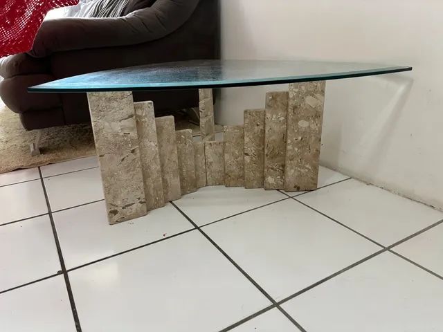 Mesa de Centro mármore travertino