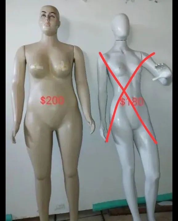 Manequim , cabide  , provador. - Foto 2