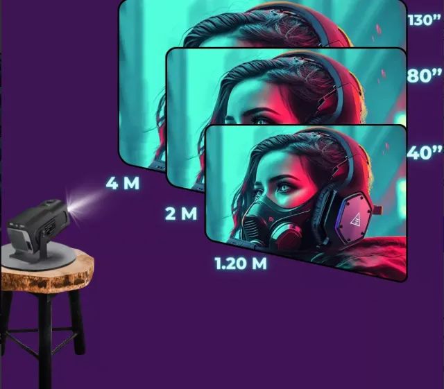 Projetor HY320 (não é o mini) - Foto 4