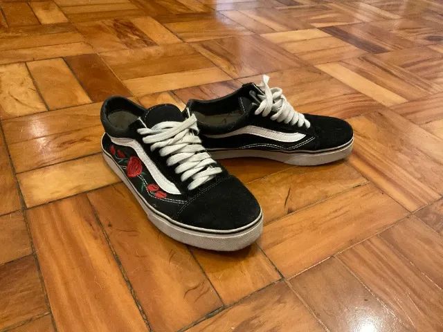 Tenis vans best sale old skool bordado