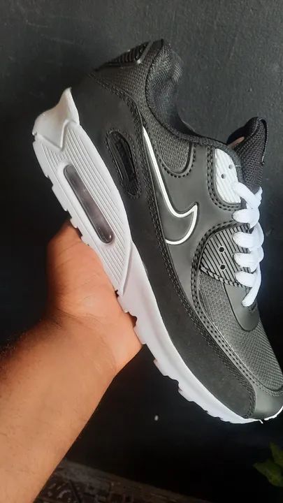 Tênis NIKE AIR MAX 90 PRETO/BRANCO (Nº 34 AO 43) - A PRONTA ENTREGA - Foto 3