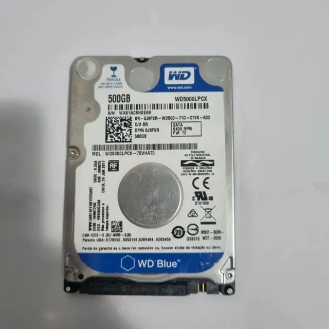 HD 500gb novo