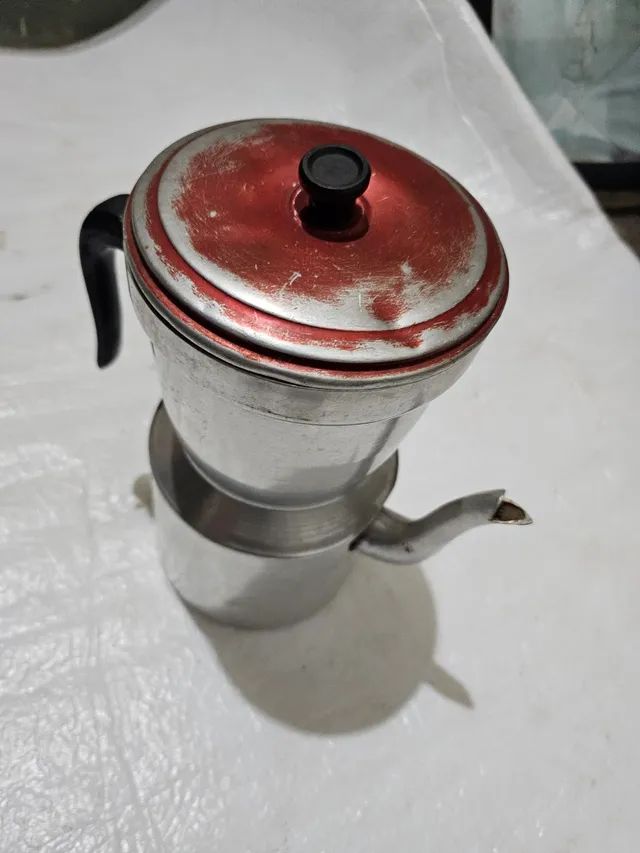 Antiguidade panela bule antigo em Bom estado - Foto 5