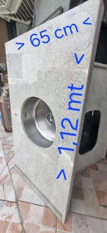 Pia para churrasqueira cuba redonda  - Foto 5