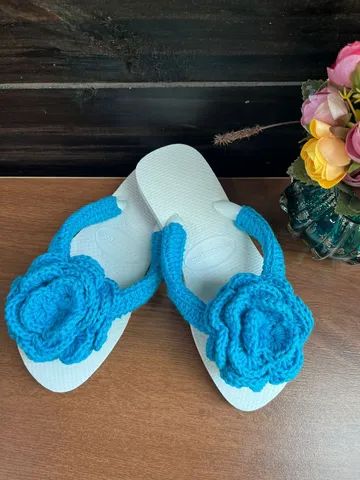 Havaianas Crochê 37/38 - Foto 5