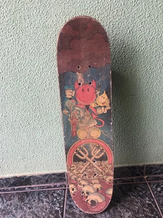 Skate de madeira com lixa semiprofissional  - Foto 4