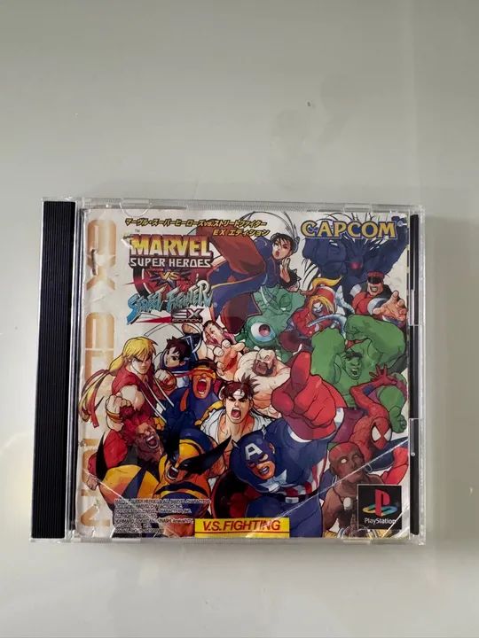 Marvel Super Heroes vs Street Fighter EX - Playstation 1 - Jogos