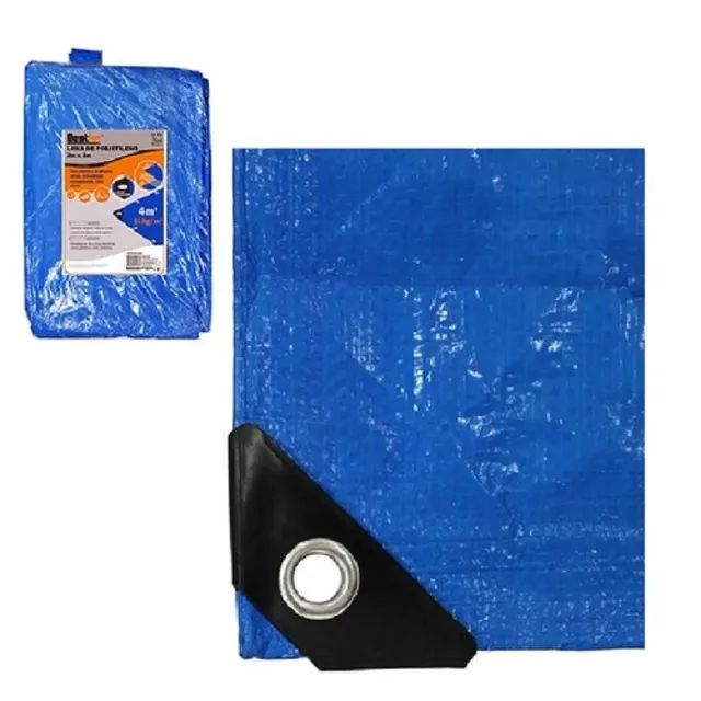 Lona De Plástico Azul 2m X 2m - Ref: Bfh1884 - Foto 2