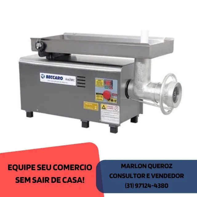 Moedor de Carne Beccaro Bivolt Novo
