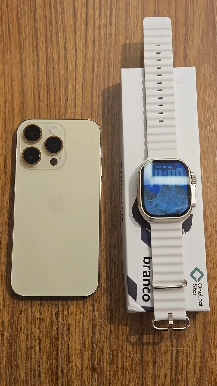 Iphone 14 pro 256 + Smartwatch de brinde
