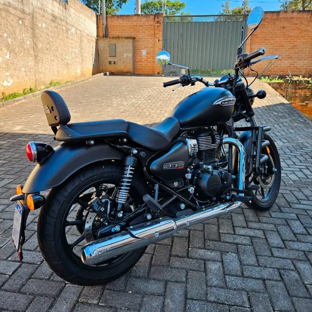 Royal Enfield Meteor Stellar Black 350cc ABS - Apenas 2 mil km - Impecável