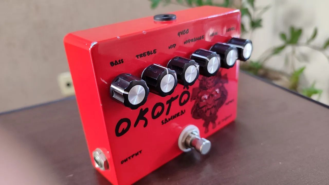 Pedal Okotô Samurai - Distorção e Overdrive - Instrumentos