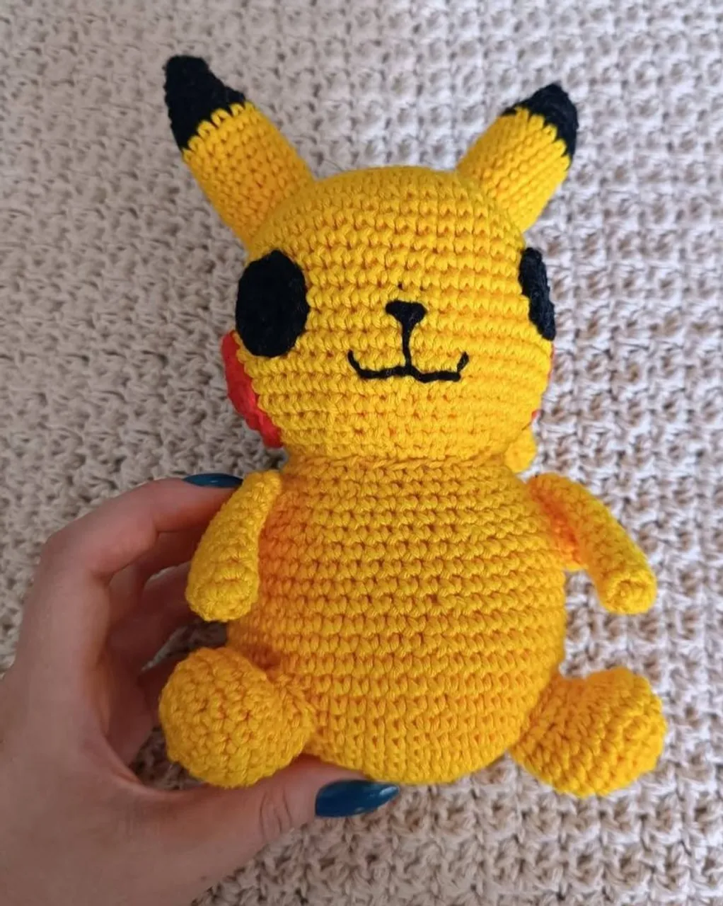 Amigorumi - Pikachu de Crochê 