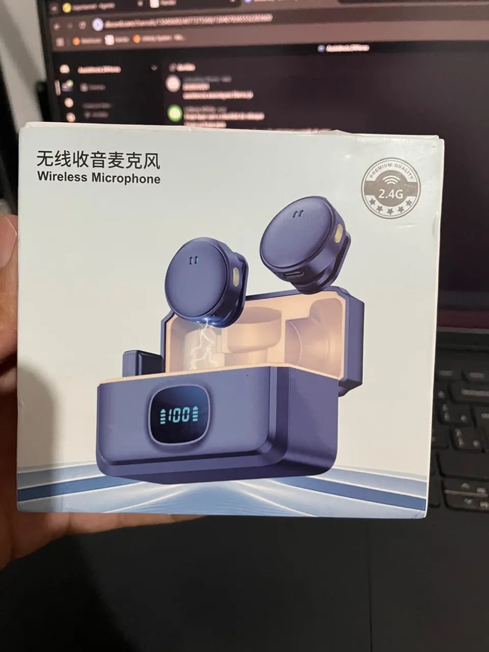 Microfone de Lapela para Celular - Novo - Anti Ruído - Foto 3