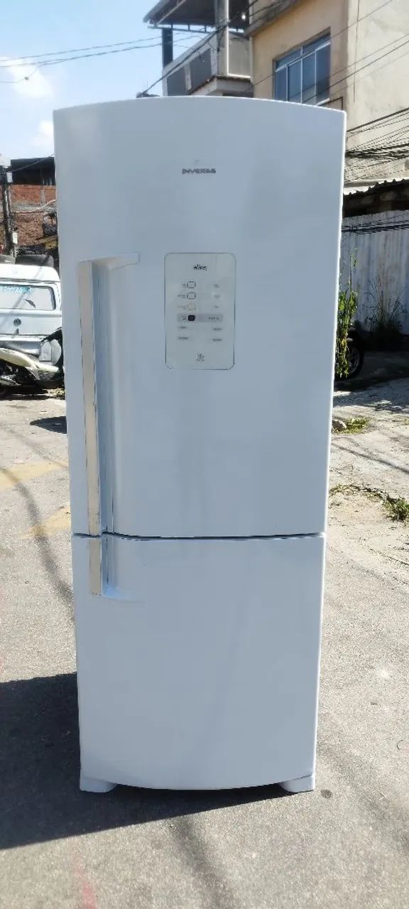 Geladeira Duplex Inverse 440 litros painel digital gelando muito nenhum defeito 