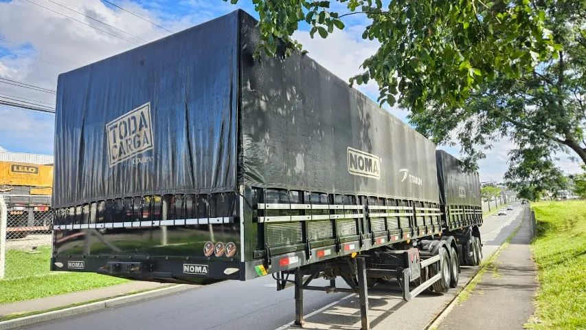 Bitrem Graneleiro Noma Titanium Ano 2021 Roda Disco Sem Pneus Compensado Naval 7.5mts x 2m - Foto 3