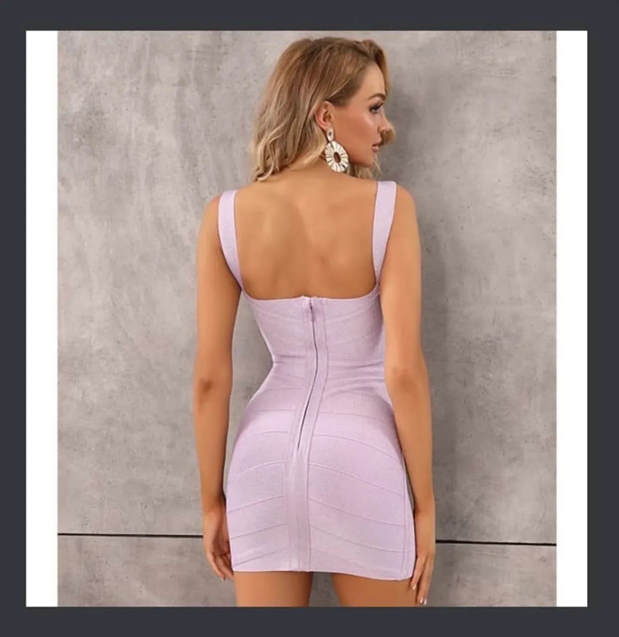 Vestido de bandagem- disponível em 3 cores. - Foto 3