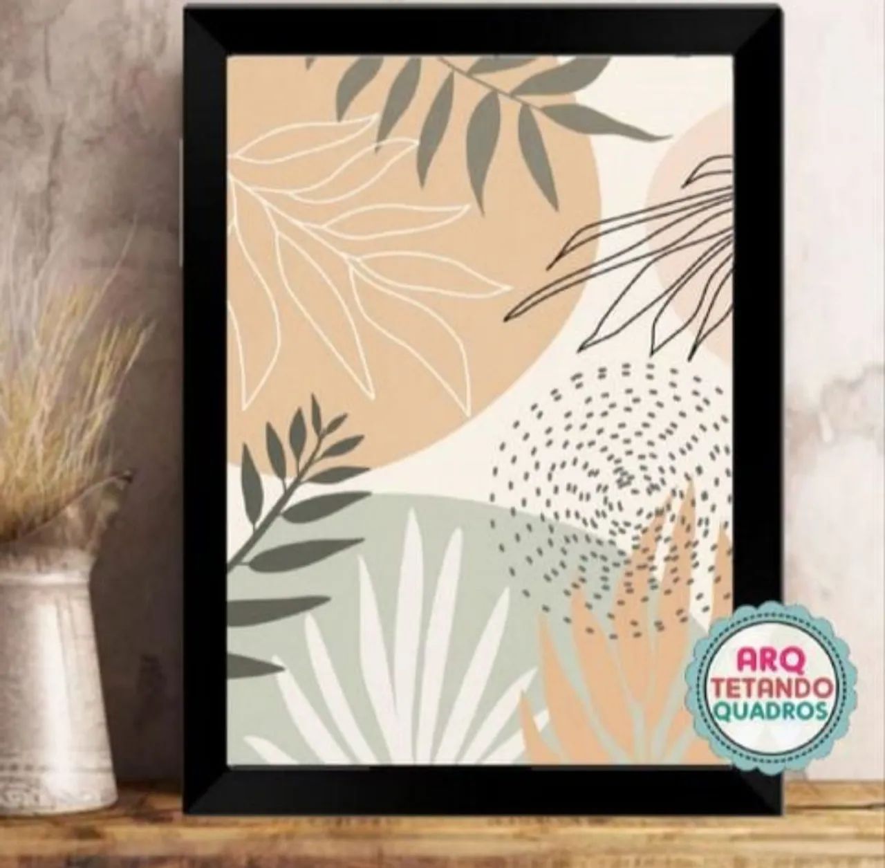 Quadro Decorativo - estilo Boho chic - Tam:A3