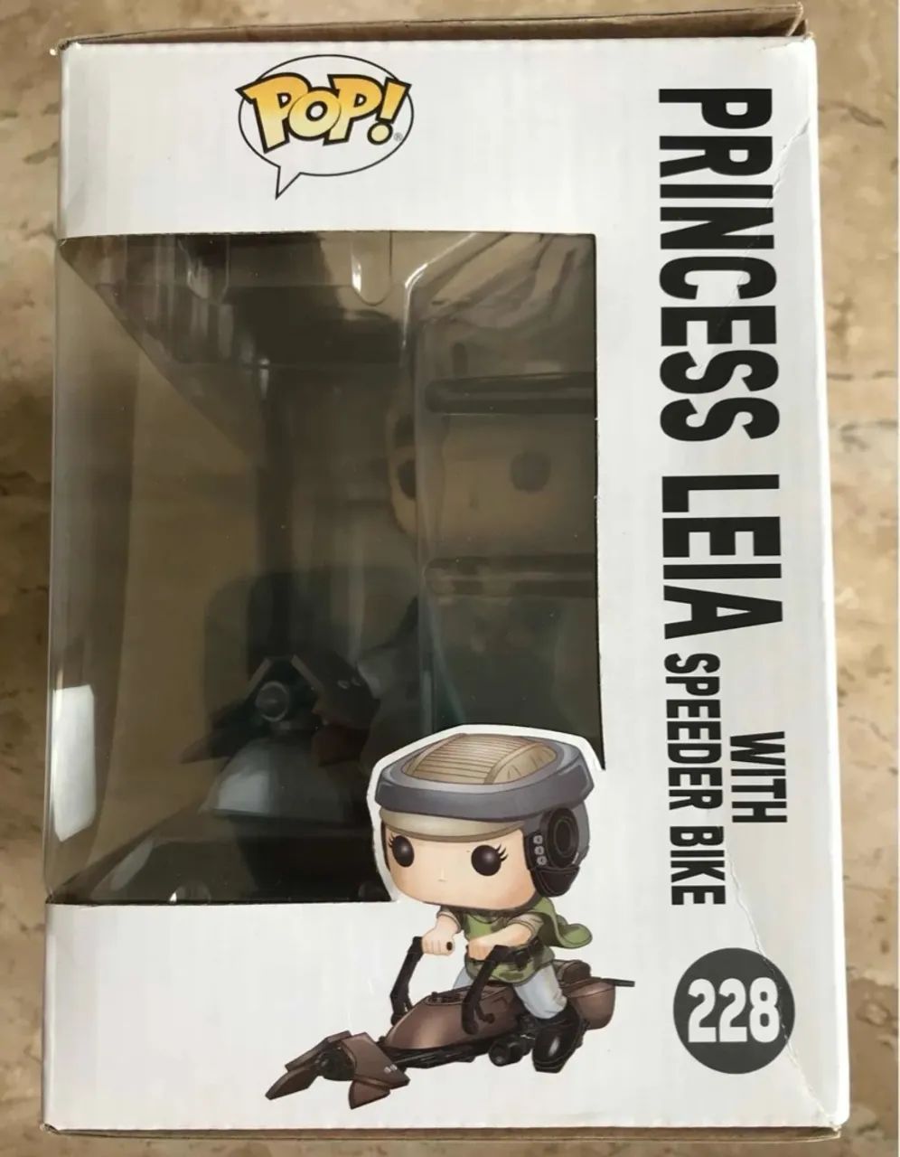 Funko Pop! Star Wars: Princess Leia With Speeder Bike #228 - Foto 2