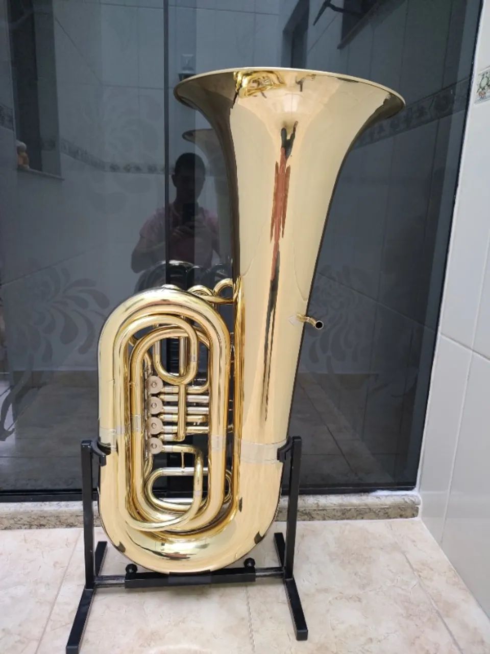 Tuba 5/4 Hoyden HTBS-50GL Sib 4 Rotores - Calibre 21mm - Aceito trocas - Parcelo 18x - Foto 4