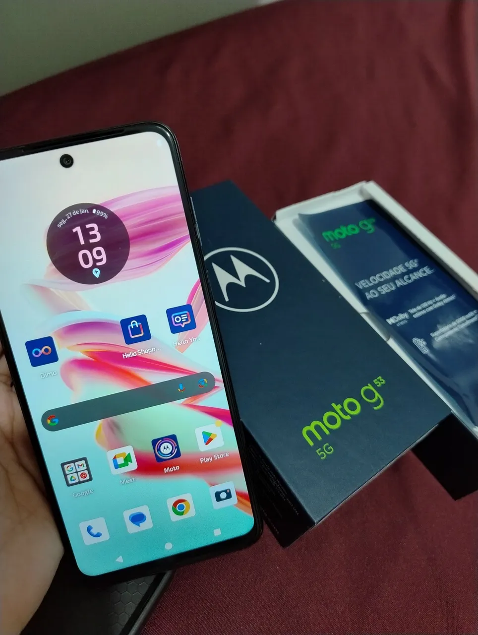 Vendo meu Smartphone Moto G53 usado 128GB