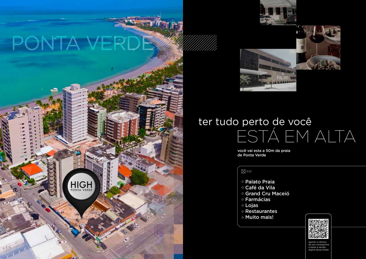 Apartamento para venda com 43 metros quadrados com 1 quarto em Ponta Verde - Maceió - AL - Foto 2