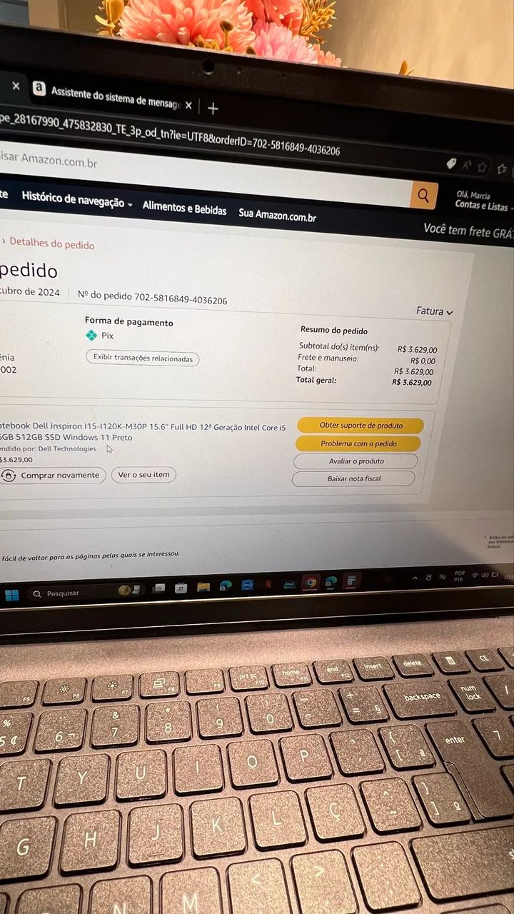 Notebook DELL inspirion15 Windows 11 ultima geração. - Foto 4