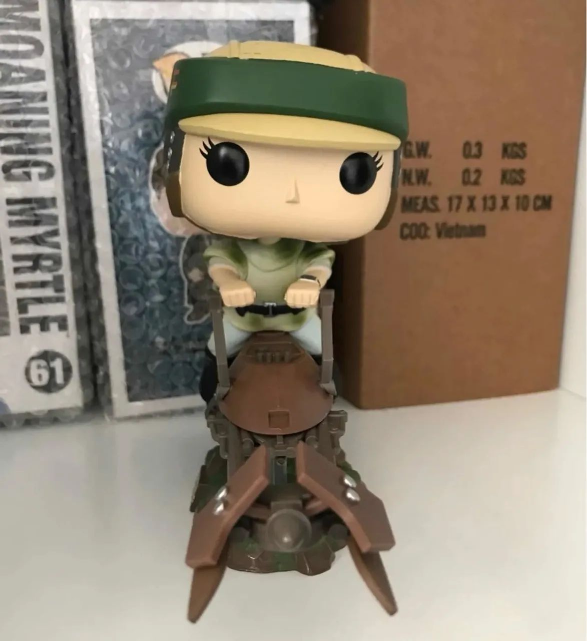 Funko Pop! Star Wars: Princess Leia With Speeder Bike #228 - Foto 5