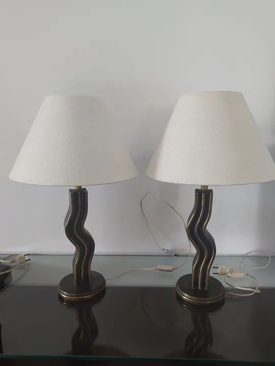 Par de abajur de mesa sala ou quarto - Foto 3