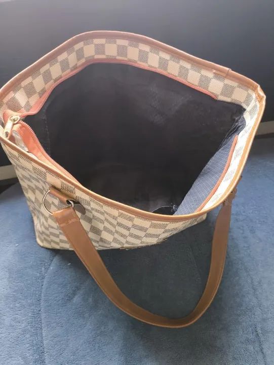 BOLSA EM COURINHO TAMANHO GRANDE NOVA  - Foto 5