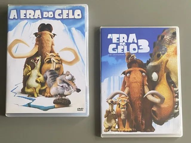 Lote de 5 DVDs - Era do Gelo, Simpsons e Asterix